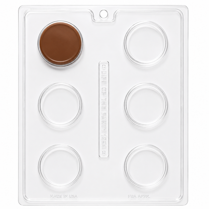 Oreo Cookie Chocolate Mold – Plain Sandwich Cookie Candy Mold
