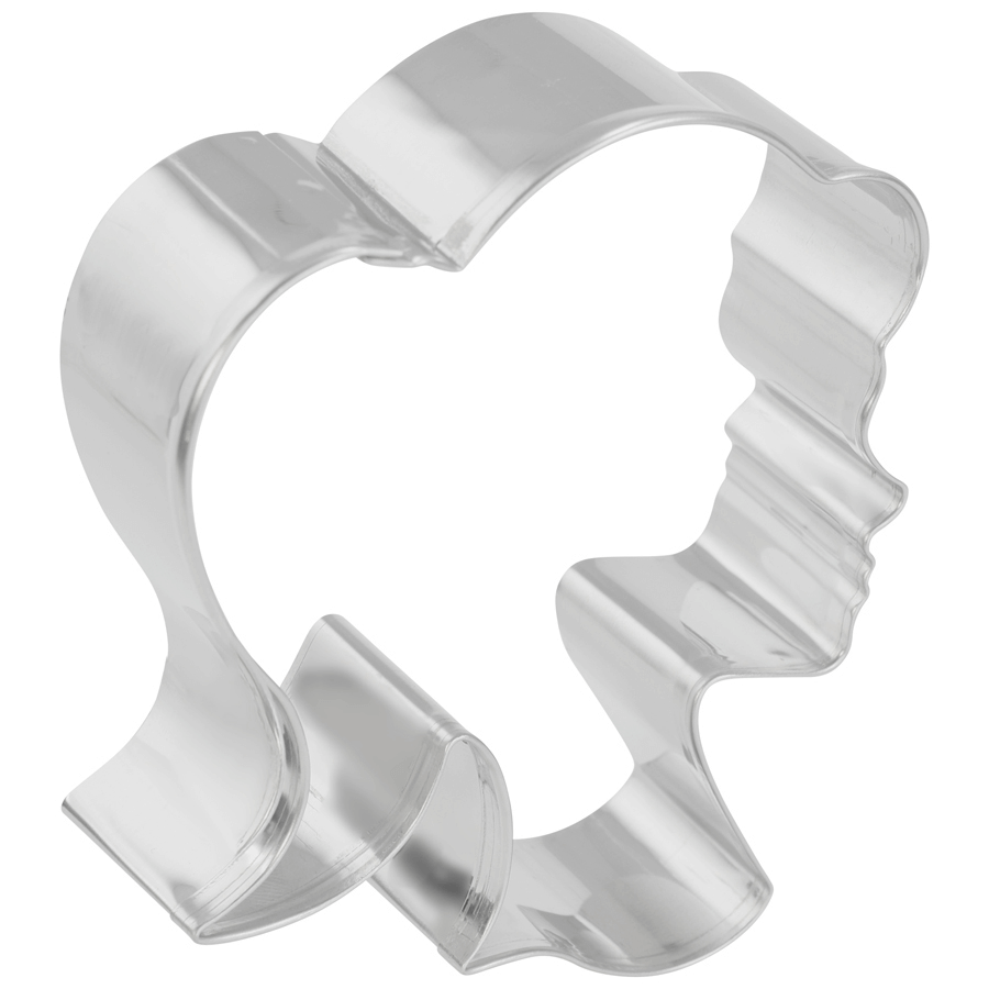 Doll Head Cookie Cutter 3.5in