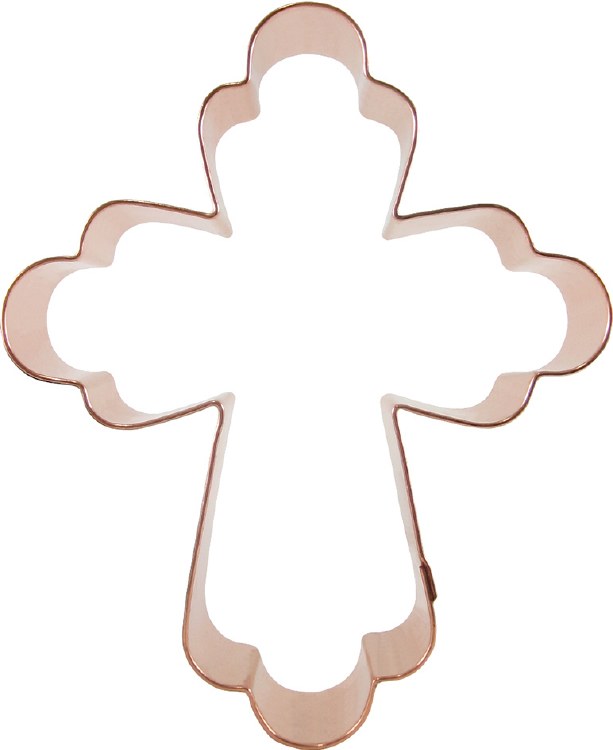 Stainless Steel Elegant Cross Cookie Cutter
