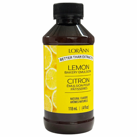 LorAnn Bakery Emulsion Lemon 4 oz