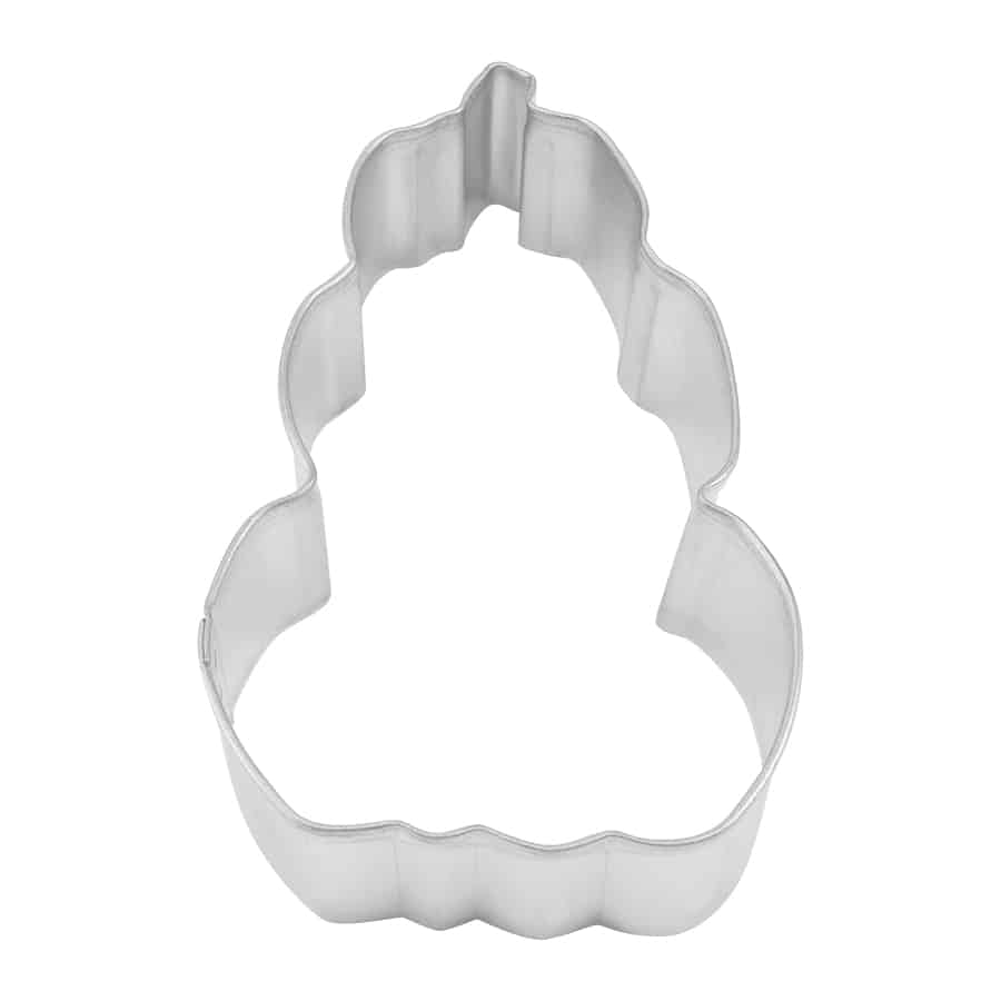 Stacked Pumpkin Cookie Cutter 4in Carded