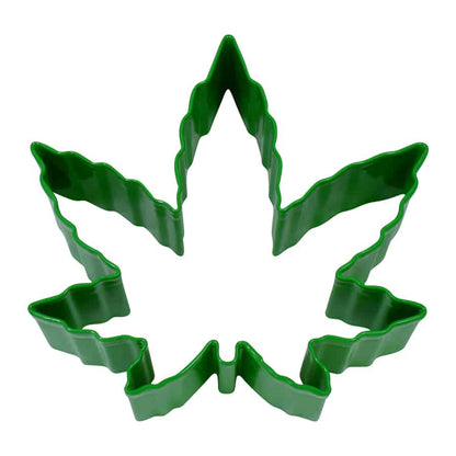 Marijuana Leaf Cookie Cutter 4in