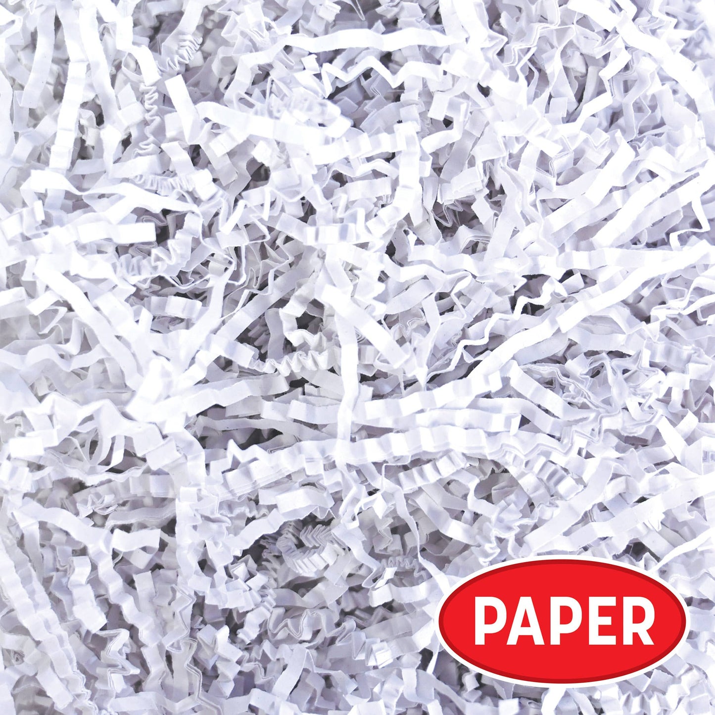 White Crinkle Paper Shreds 2 oz Bag