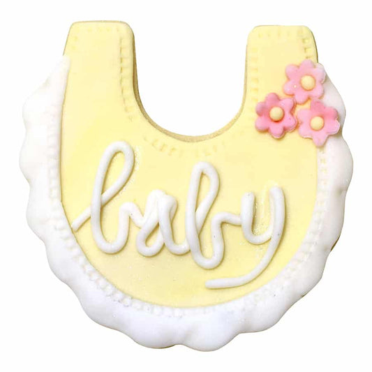 Baby Bib Cookie Cutter 3in