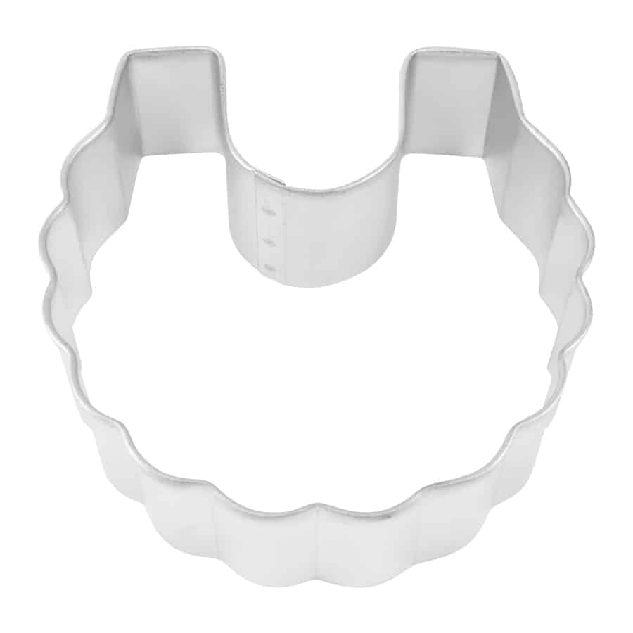 Baby Bib Cookie Cutter 3in