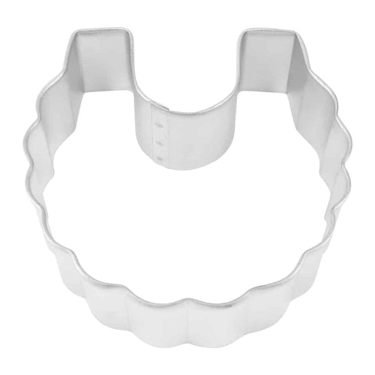 Baby Bib Cookie Cutter 3in