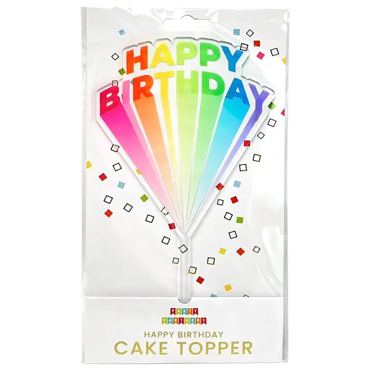 Happy Birthday Cake Topper