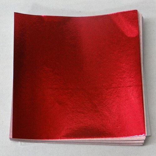 Foils 4in x 4in Red 125 pk