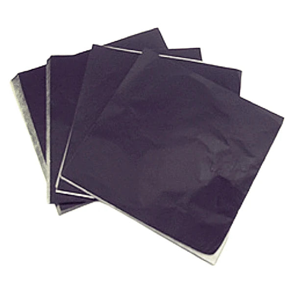 Black Foil Candy Wrappers 3x3 in – Chocolate Foils, 125 Count