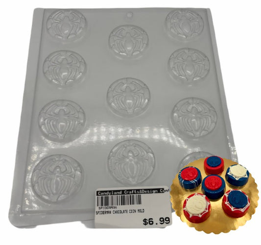 Spiderman Chocolate Coin Mold