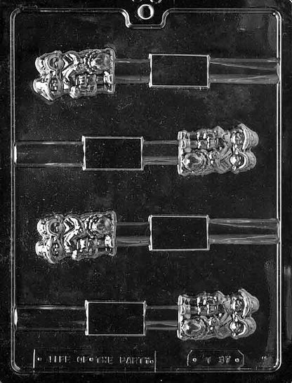 Thanksgiving Pilgrim Chocolate Pretzel Rod Mold – 4 Cavities