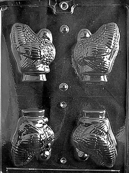 Thanksgiving Turkey Hollow Chocolate Mold –  4 Cavity