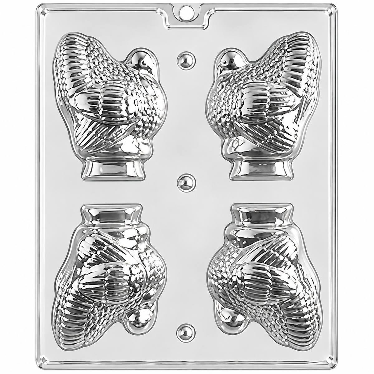 Thanksgiving Turkey Hollow Chocolate Mold –  4 Cavity