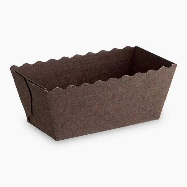 Brown Mini Loaf Baking Pans – 3" x 1.5" | 5 Count
