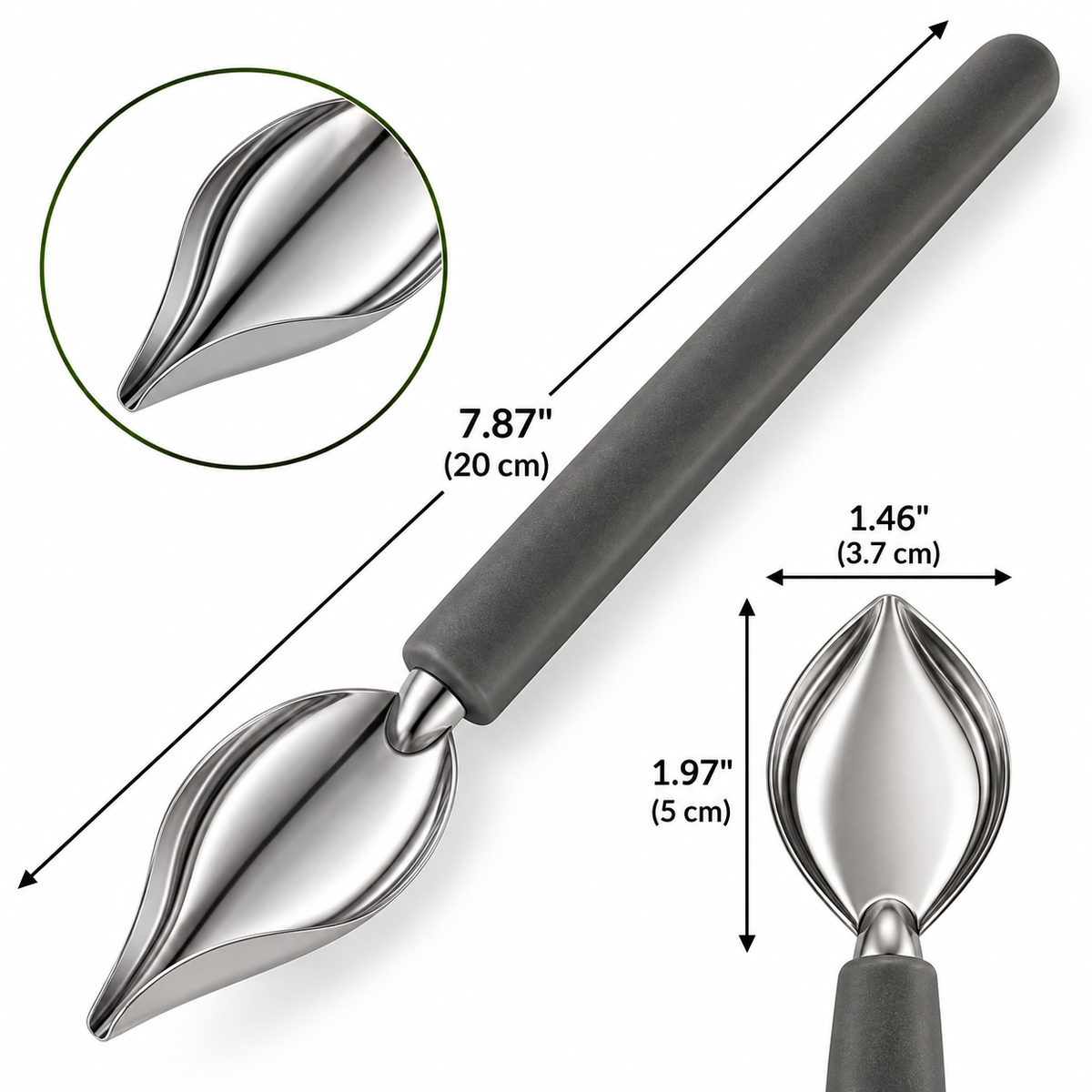 Large Drizzle Spoon for Chocolate & Dessert Decorating
