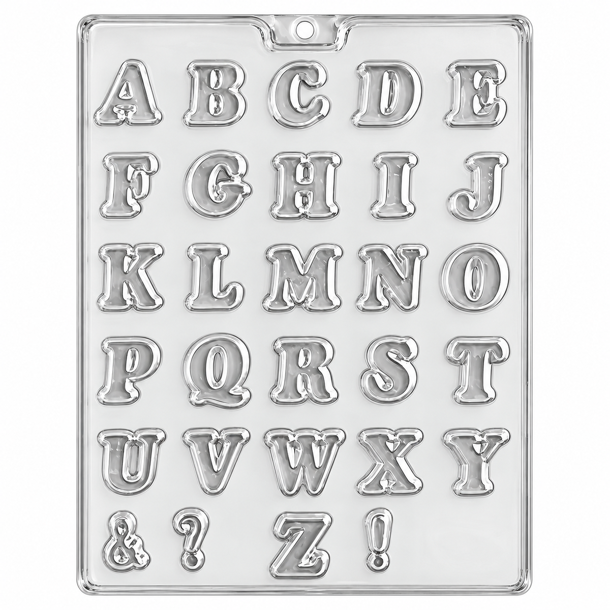 Letters A-Z Chocolate Mold
