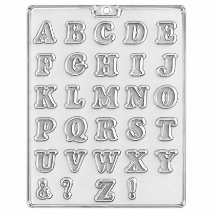 Letters A-Z Chocolate Mold