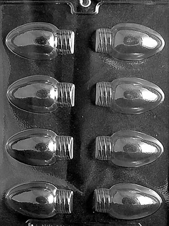 Christmas Light Bulb Chocolate Mold – Holiday Candy Making