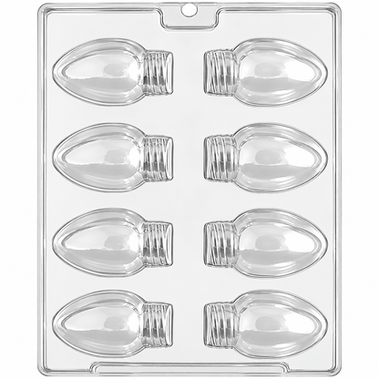 Christmas Light Bulb Chocolate Mold – Holiday Candy Making