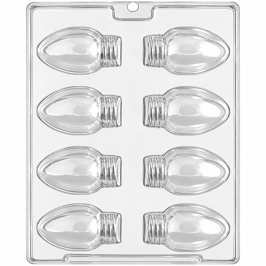 Christmas Light Bulb Chocolate Mold – Holiday Candy Making
