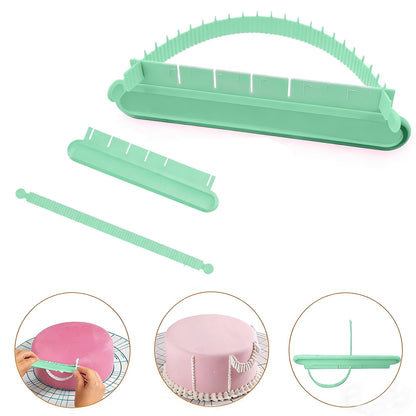Adjustable Cake Swag Ruler – Arch Marking Guide for Buttercream & Fondant Decorating