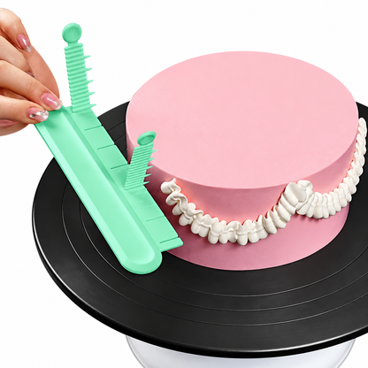 Adjustable Cake Swag Ruler – Arch Marking Guide for Buttercream & Fondant Decorating