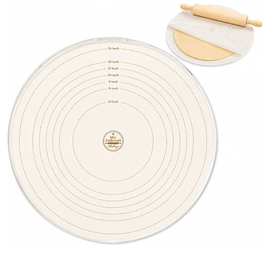 Non-Stick Silicone Pie Crust Rolling Bag – 16 inch Pastry Dough Rolling Tool