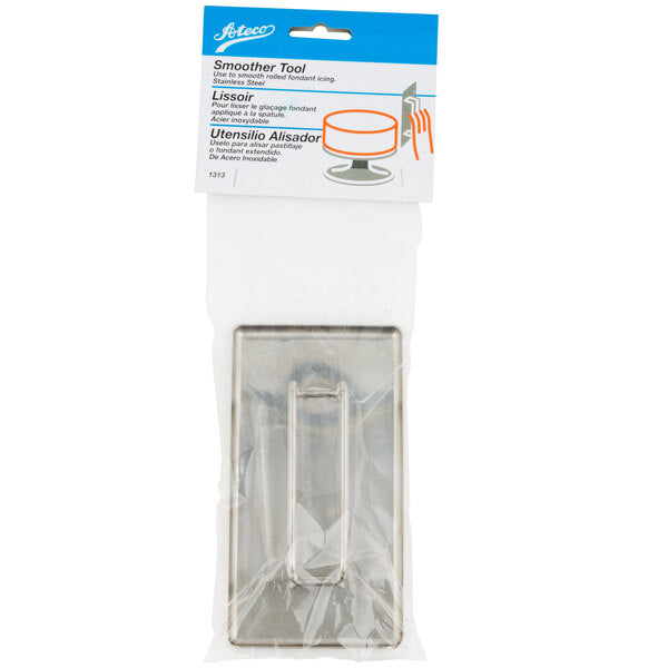 Ateco Stainless Steel Fondant Smoother – Cake Icing Polishing Tool