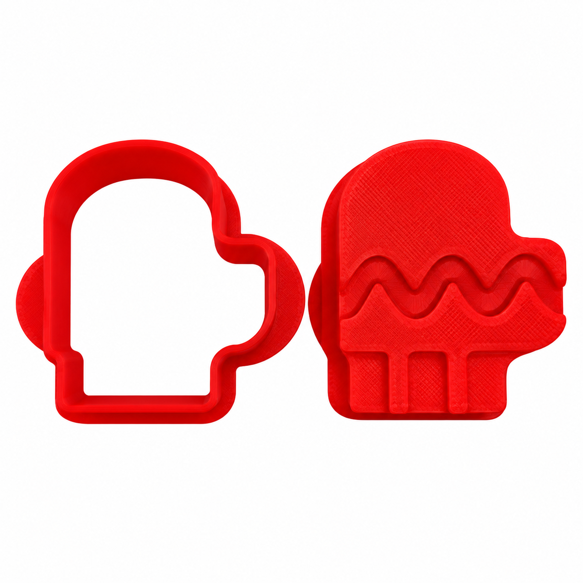 Mitten Cake Pop Cutter and Embosser Set
