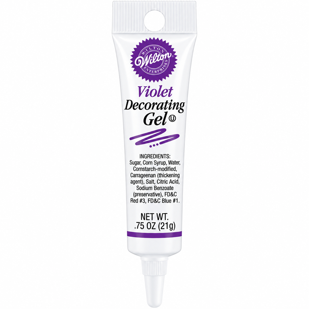 Wilton Violet Purple Decorating Gel Tube for Cakes & Cookies – 0.75 oz