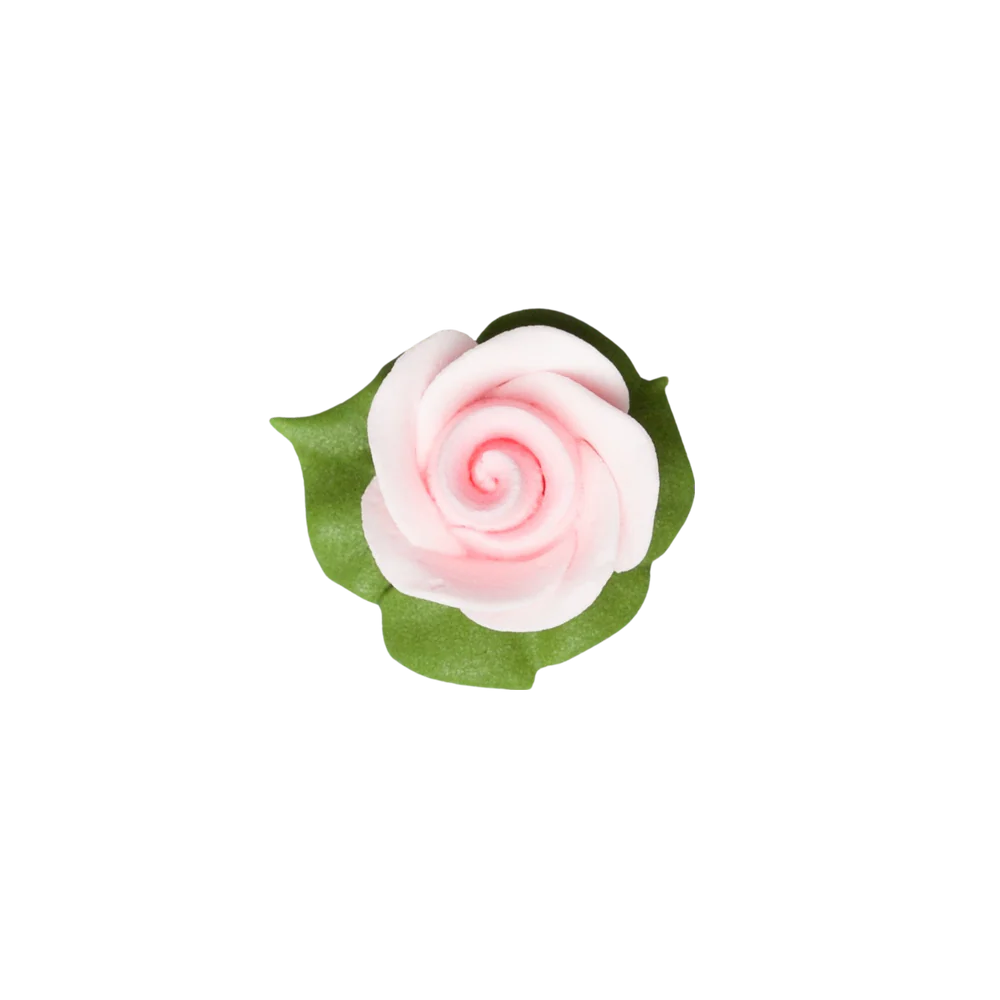 Gum Paste Rose 1in Light Pink 6-Count