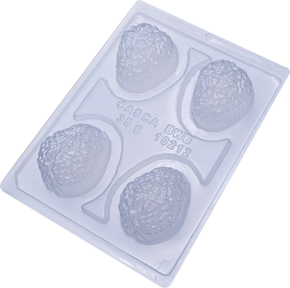 BWB Brain Chocolate Mold – 3-Part Halloween Brain Cocoa Bomb Mold