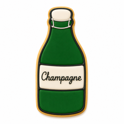 Champagne Bottle Cookie Cutter