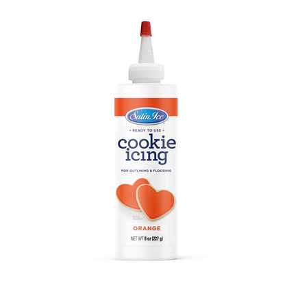 Satin Ice Cookie Icing  Orange  8oz