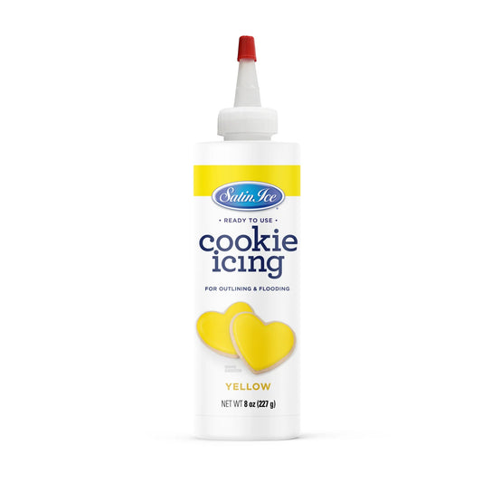 Satin Ice Cookie Icing Yellow 8oz