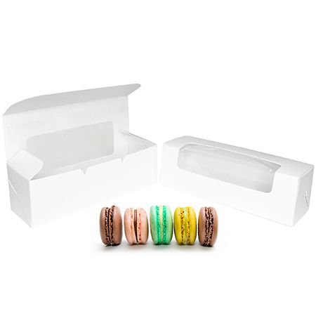 Macaron Cookie Boxes - 1 piece Die Cut, Small 5 count