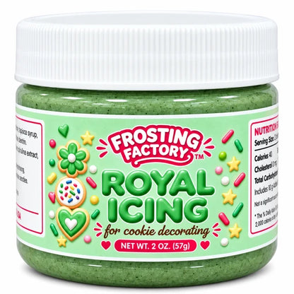 All Natural Green Cookie Icing by Frosting Factory 2 oz