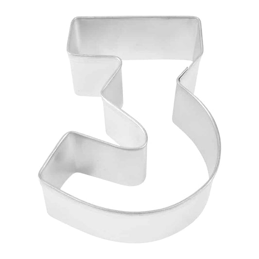Number 3 Cookie Cutter