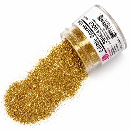 Edible Sparkle Glitter Sahara Gold .25 Oz