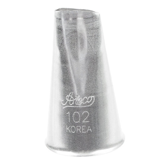Fine Rose Petals & Ruffles Piping Tip #102 - Ateco Stainless Steel Petal Decorating Tube