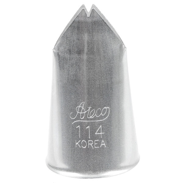 Ateco #114 Large Leaf Piping Tip Stainless Steel Cake Decorating Tip