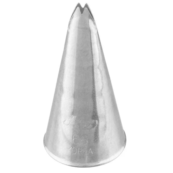Ateco #66 Leaf Piping Tip – Small Leaf Decorating Tip for Leaves, Ruffles & Floral Accents - Stainless Steel Cake Decorating Ti