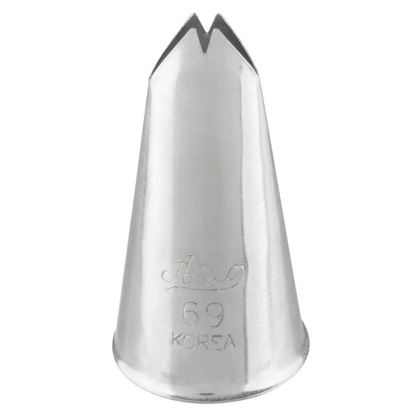 Leaves, Vines & Ruffled Floral Accents Piping Tip - Ateco #69 Leaf - Stainless Steel Cake Decorating Tip