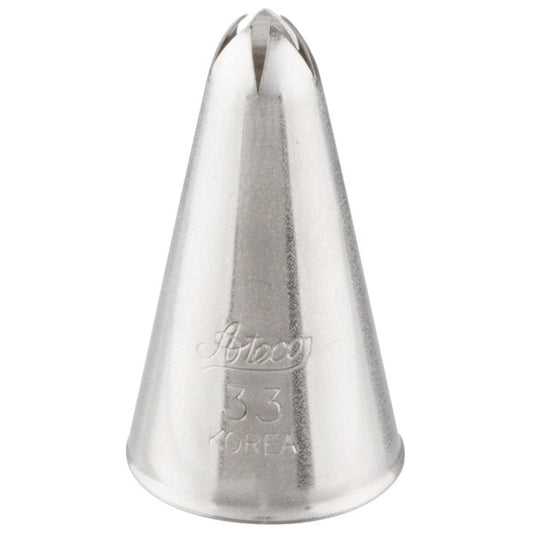 Deep-Ridged Stars & Shells Piping Tip – Ateco #33 Closed Star