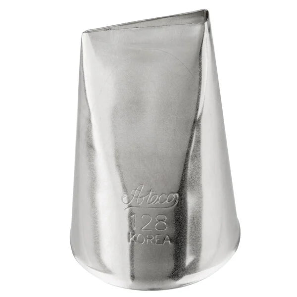 Large Roses, Petals & Ruffles Piping Tip - Wilton #128 Petal - Stainless Steel Cake Decorating Tip