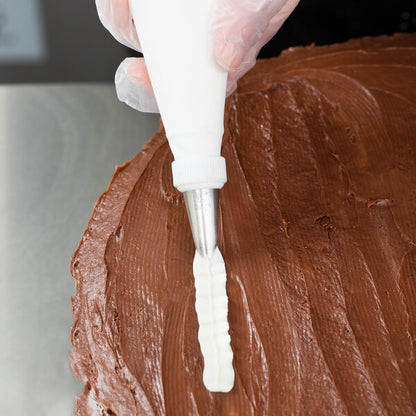Leaves, Vines & Ruffled Floral Accents Piping Tip - Ateco #69 Leaf - Stainless Steel Cake Decorating Tip