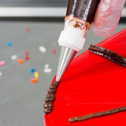 Bold Writing & Dots Piping Tip #5 - Ateco Stainless Steel Round Decorating Tube