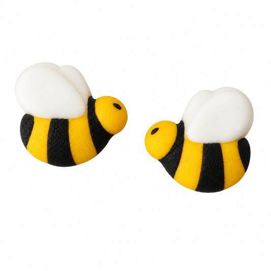 Bumble Bees Royal Icing Toppers 12 Count