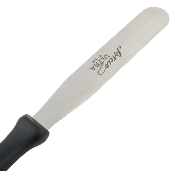 Ateco 1304 Small Straight Icing Spatula – 4.25-Inch Stainless Steel Blade & Plastic Handle