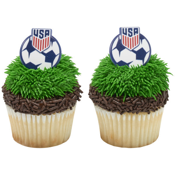 USA Soccer Cupcake Rings | Official U.S. Soccer 12 Count
